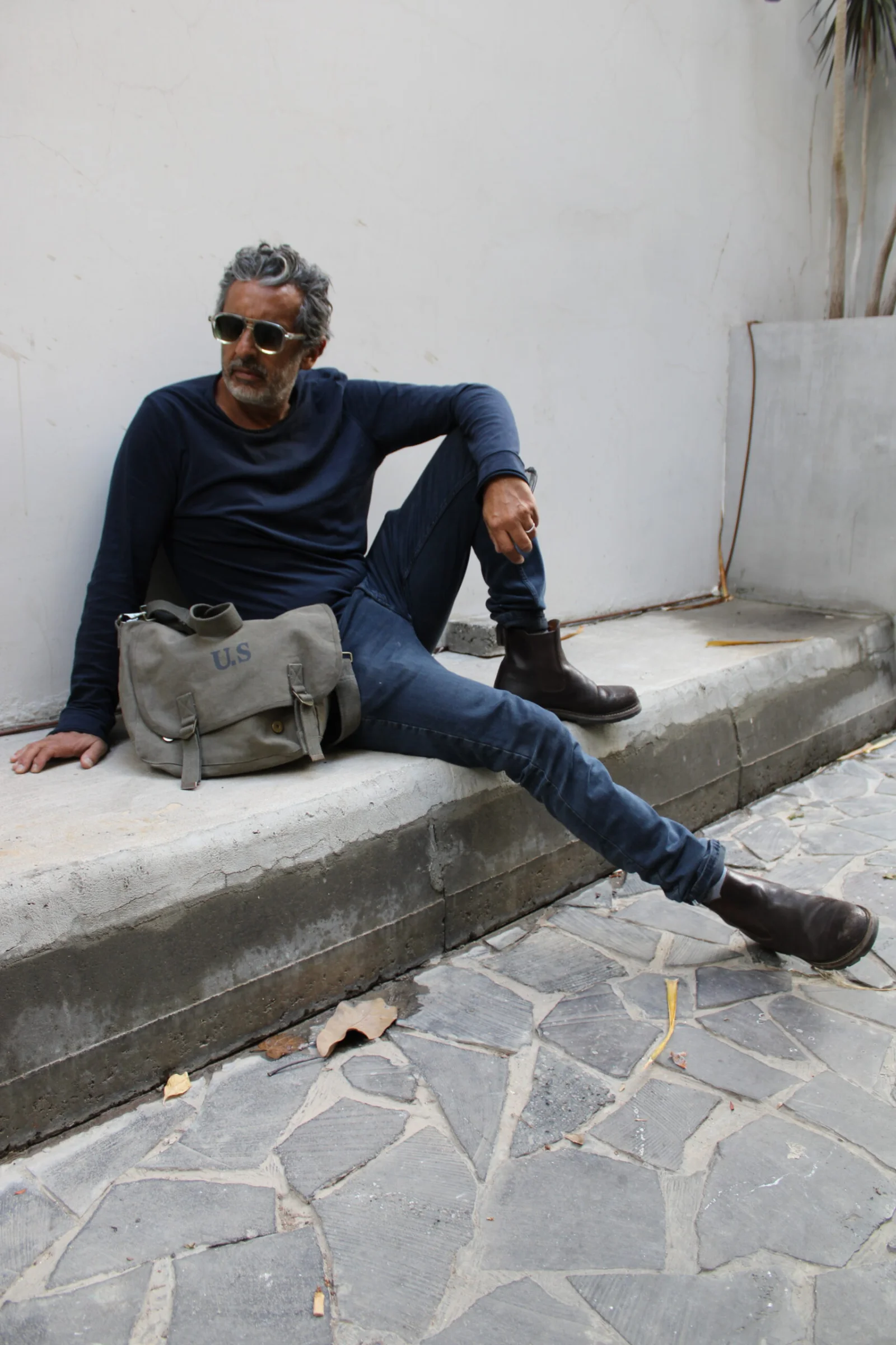 Grand toile kaki