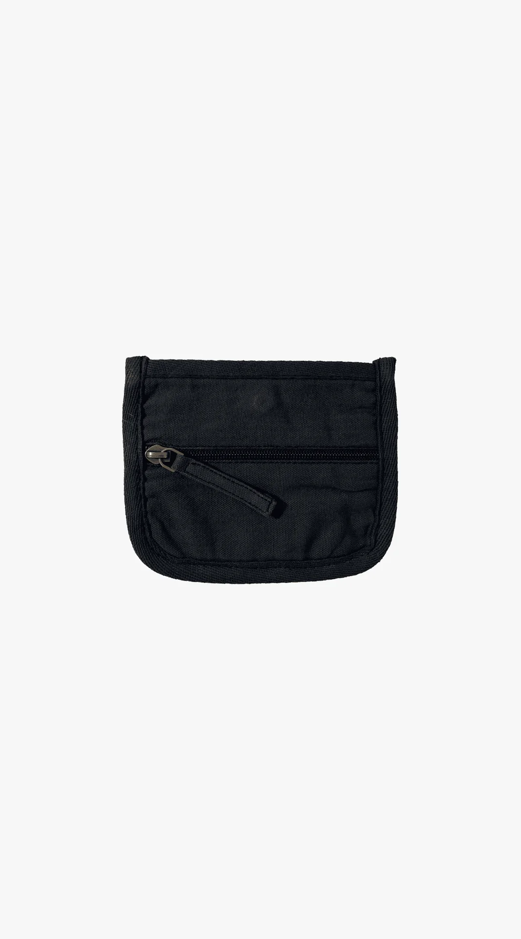 Porte-monnaie toile noir