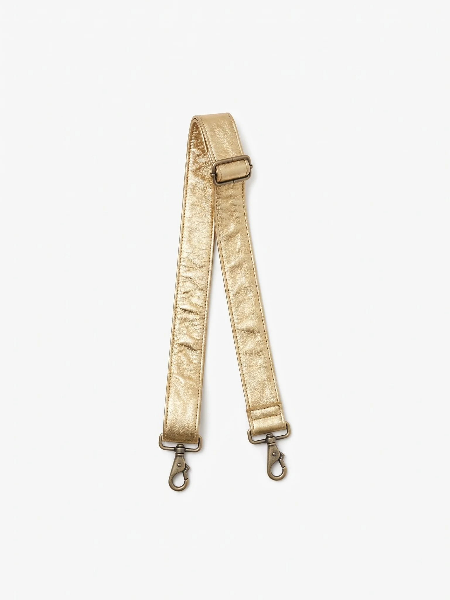 BANDOULIERE METALLISE DORE