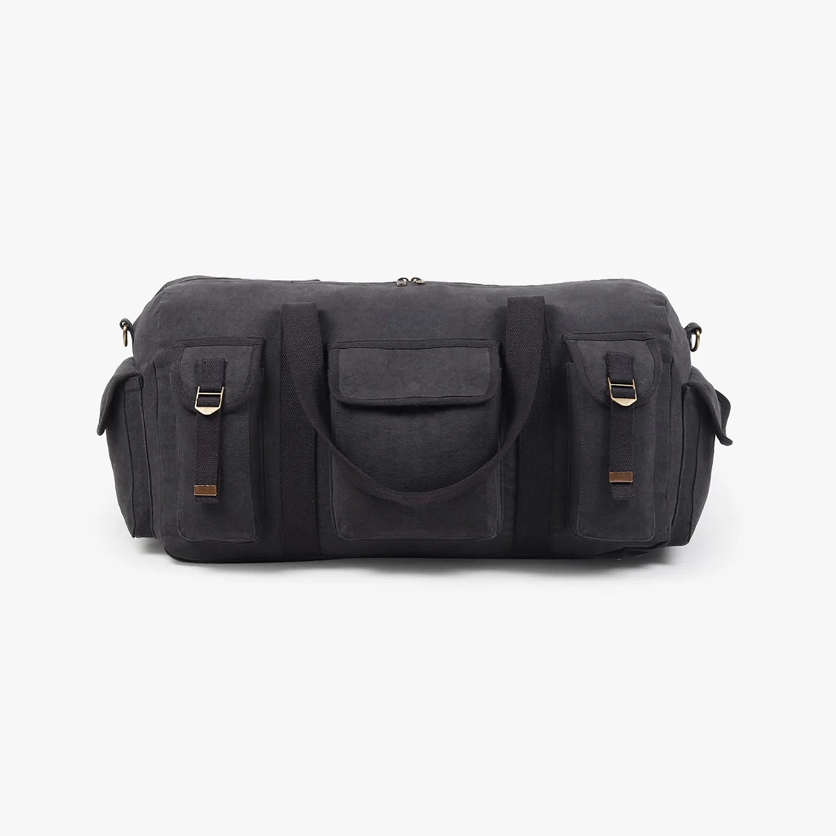 Grand sac sport toile noir