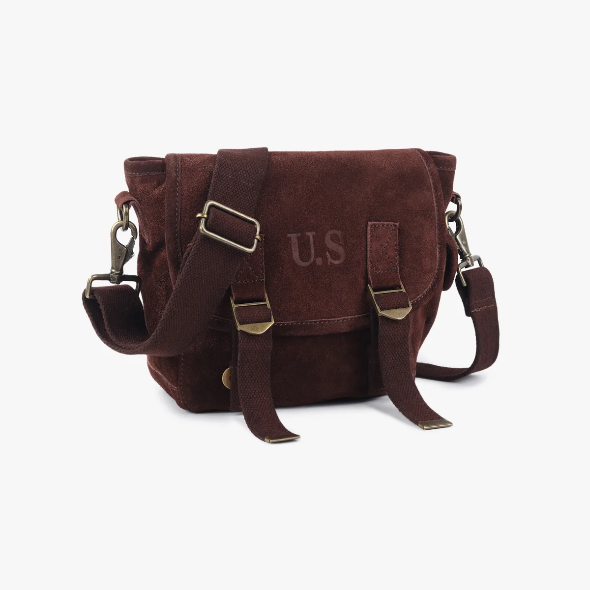 Grand cuir suèdé chocolat