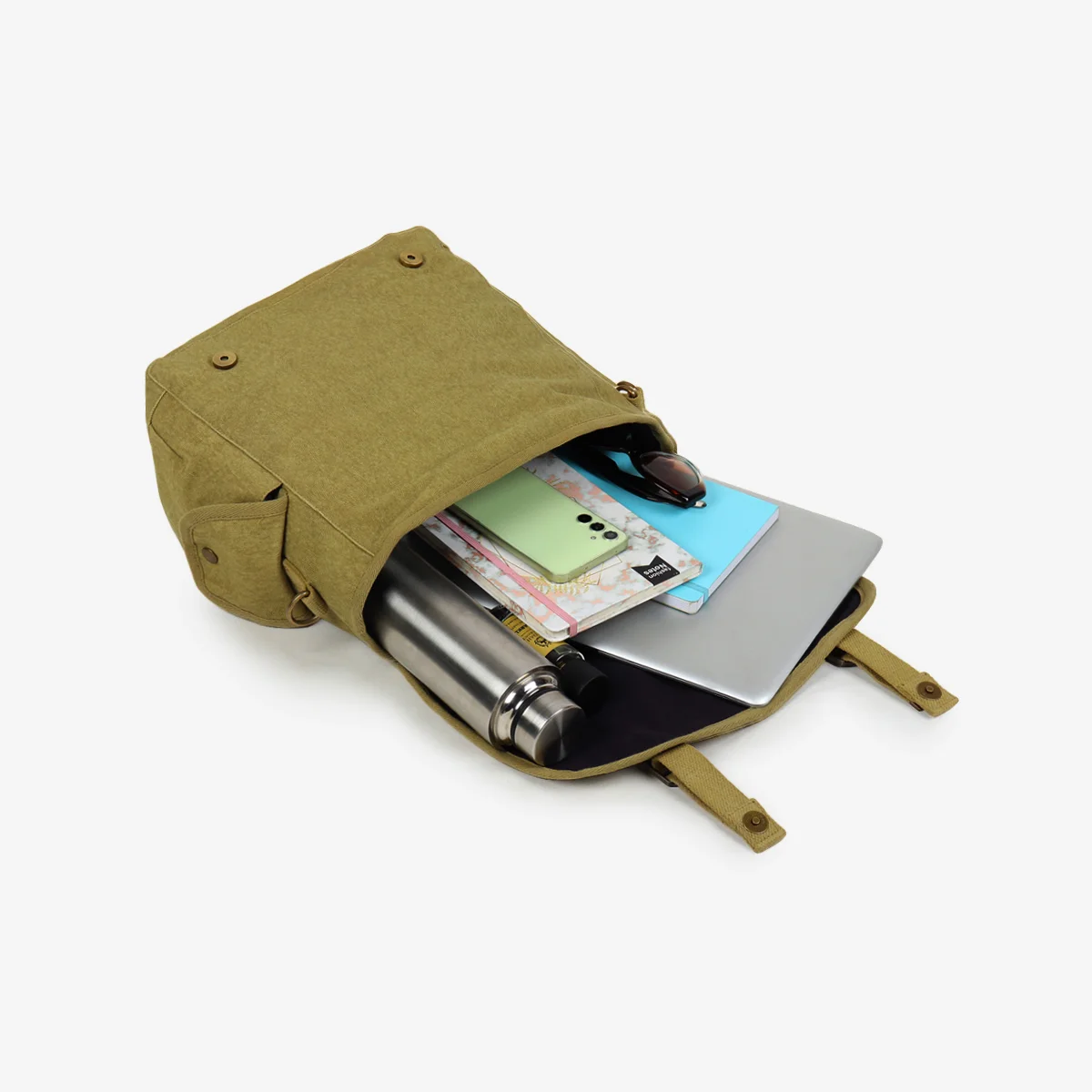 Grand toile olive