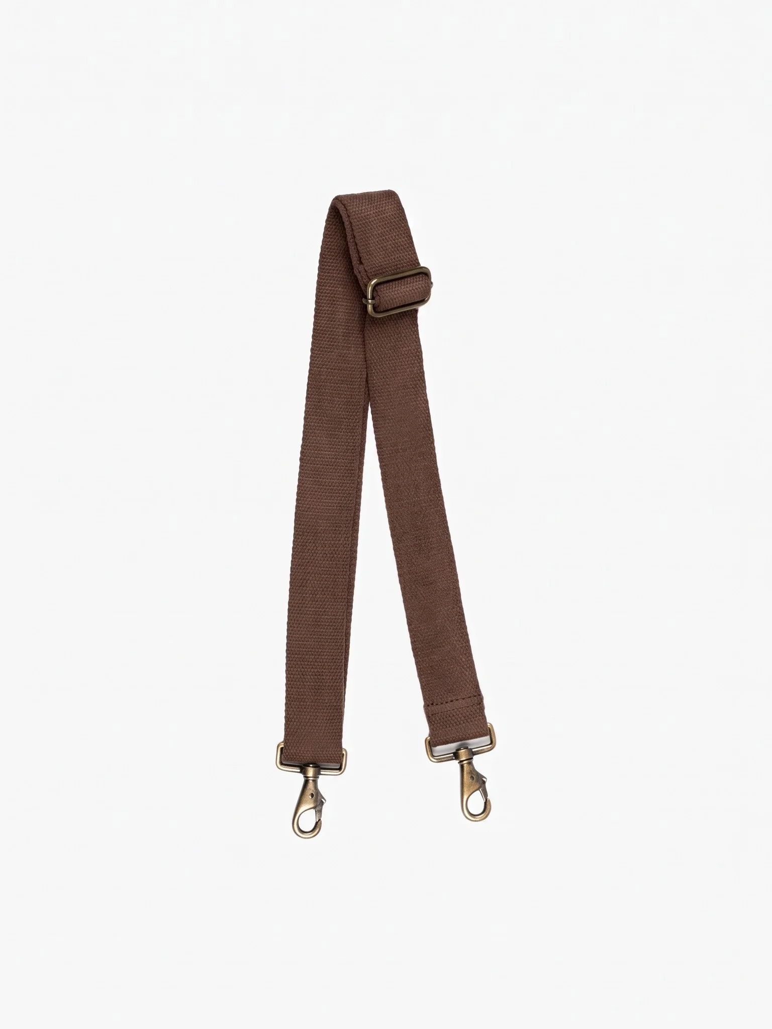BANDOULIERE TOILE  CHOCOLAT