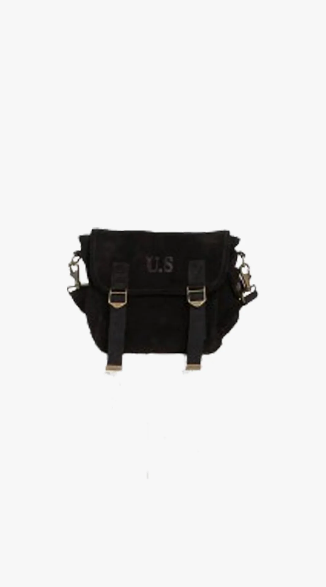 Petit cuir suède noir