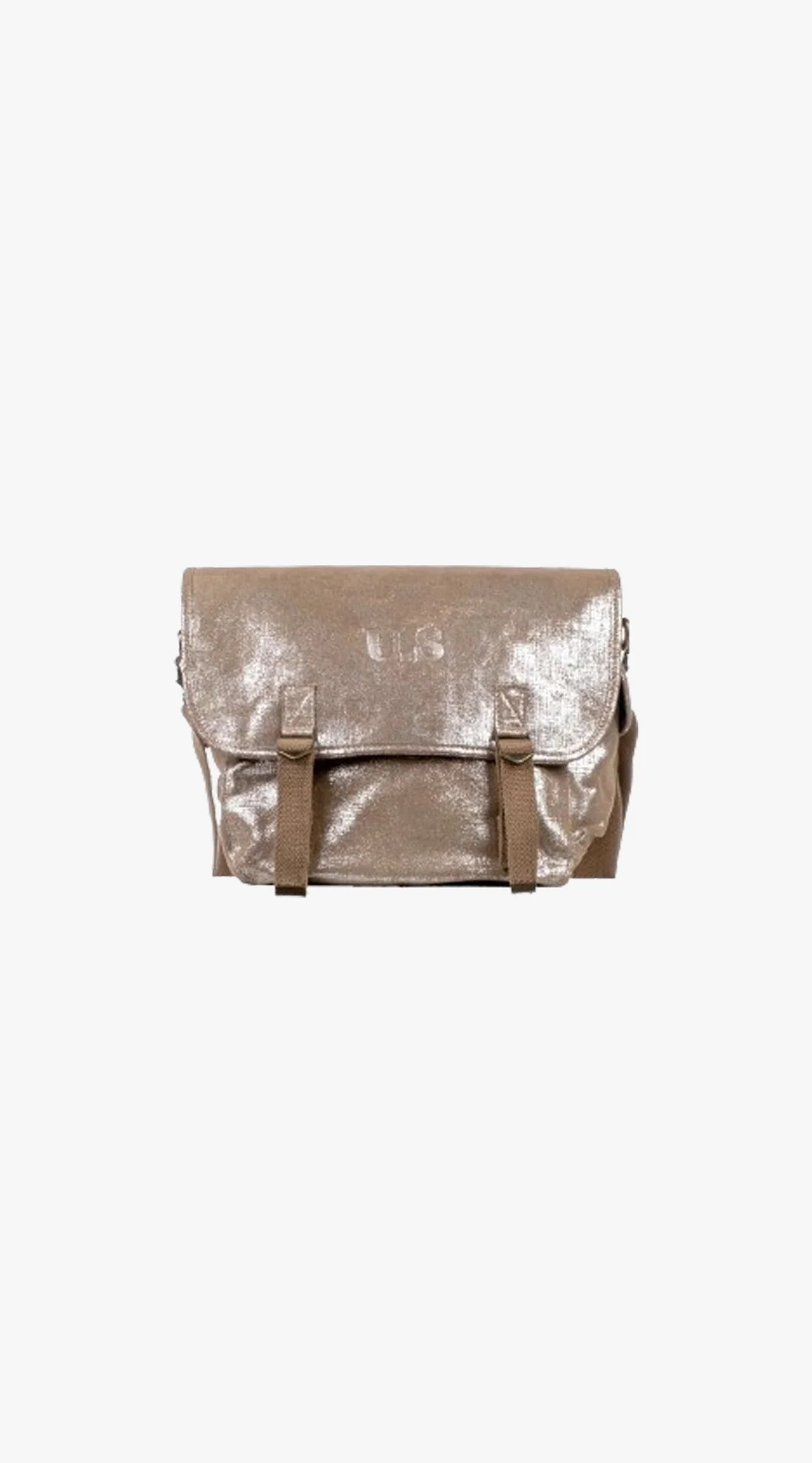 Grand cuir effet lin beige