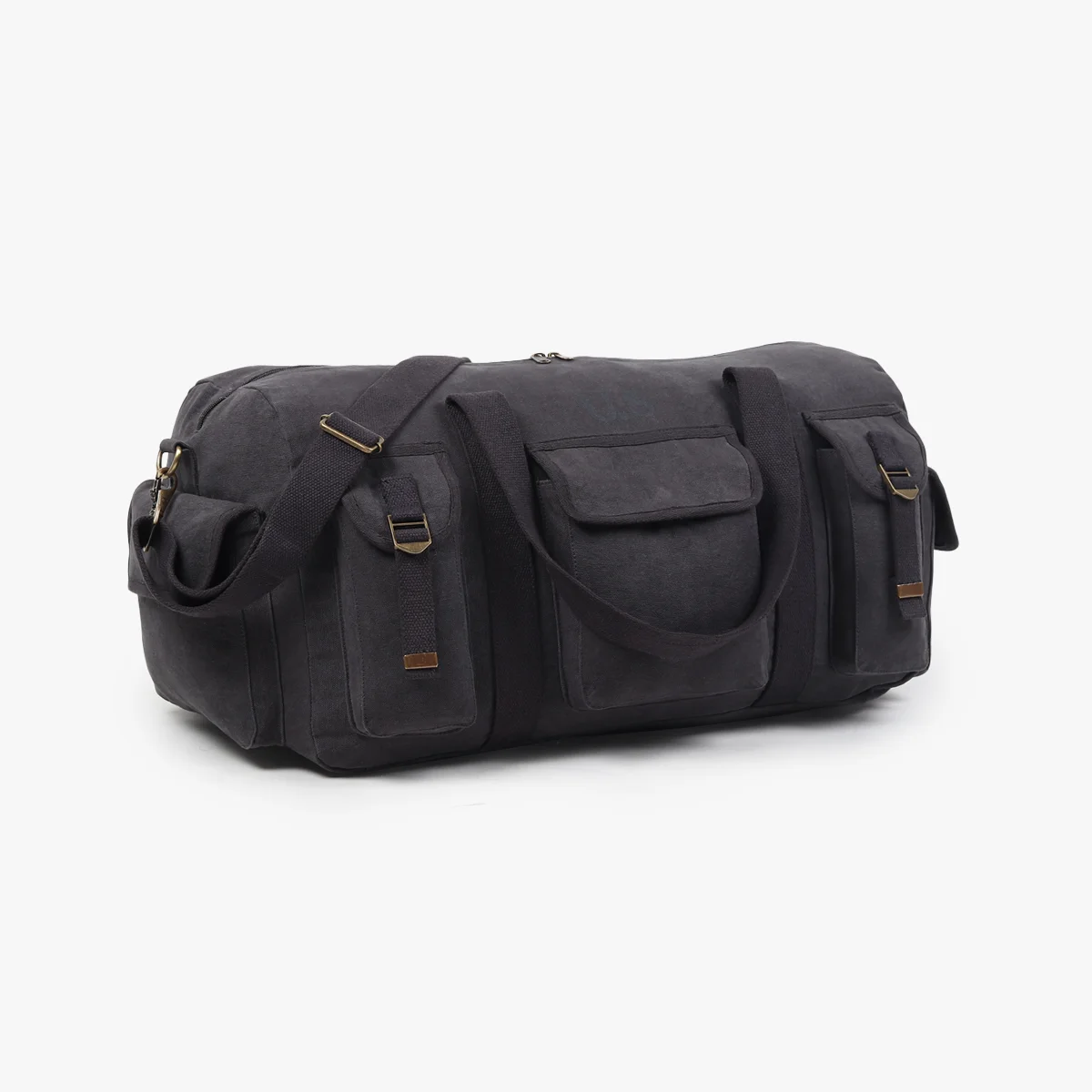 Grand sac sport toile noir