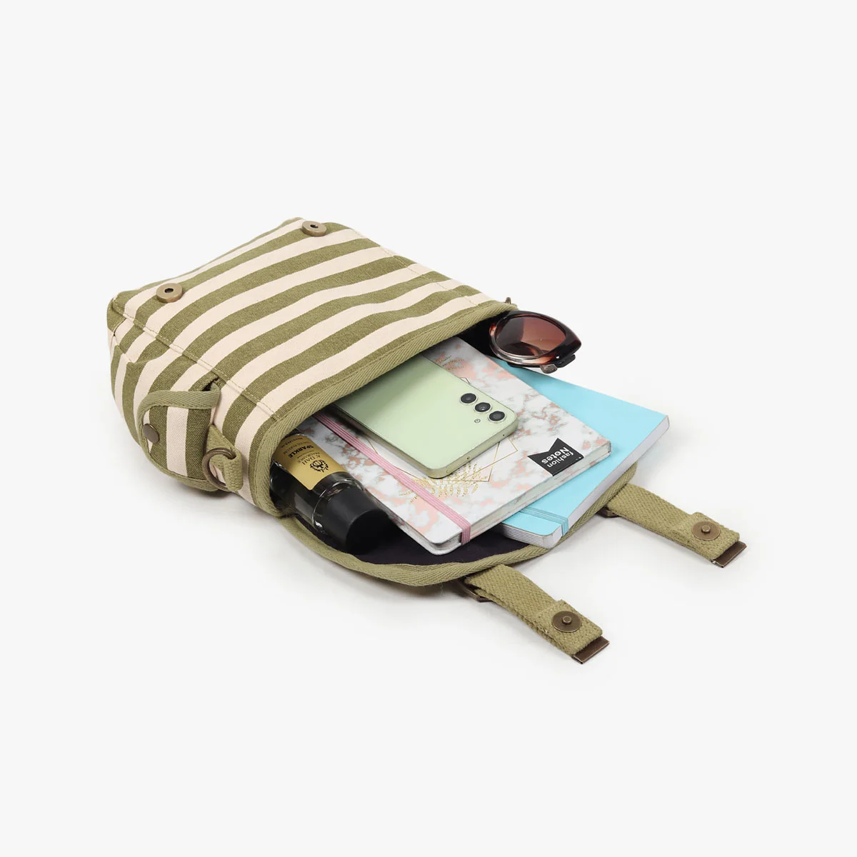 Petit toile marinière olive