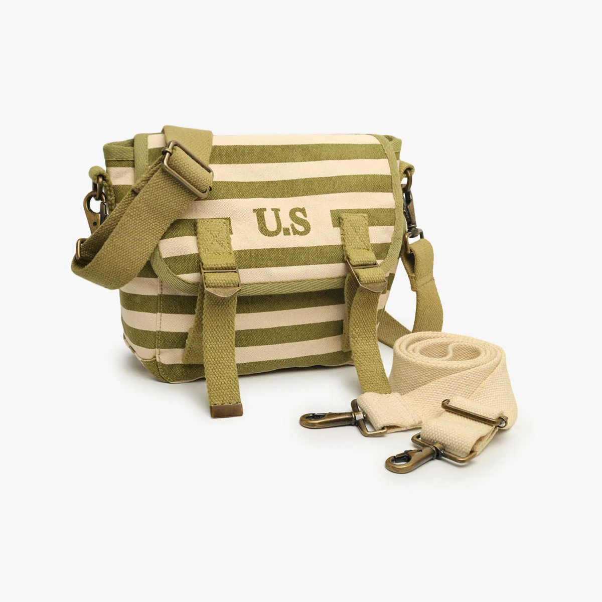 Petit toile marinière olive