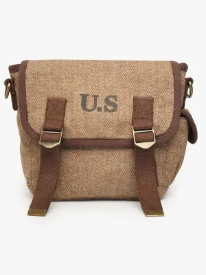 Petit toile tweed beige