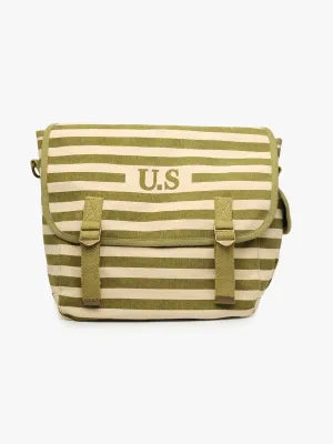 Grand toile marinière olive