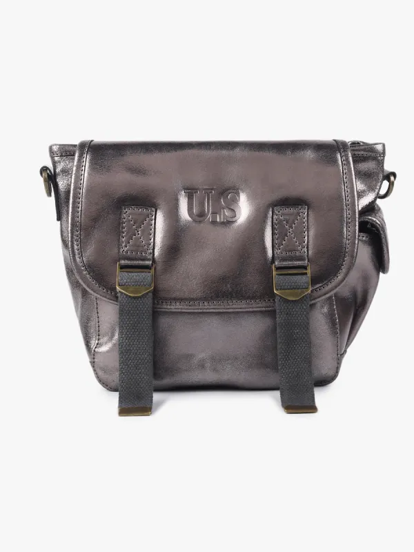 Produit Petit cuir métallisé anthracite Image
