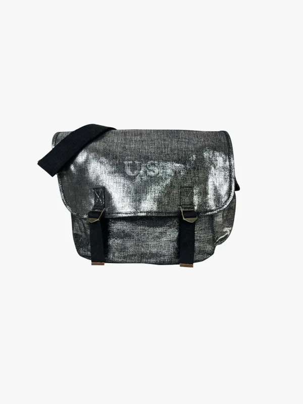 Produit Grand cuir effet lin noir Image