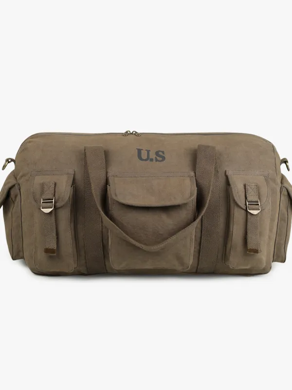 Produit Grand sac sport toile kaki Image