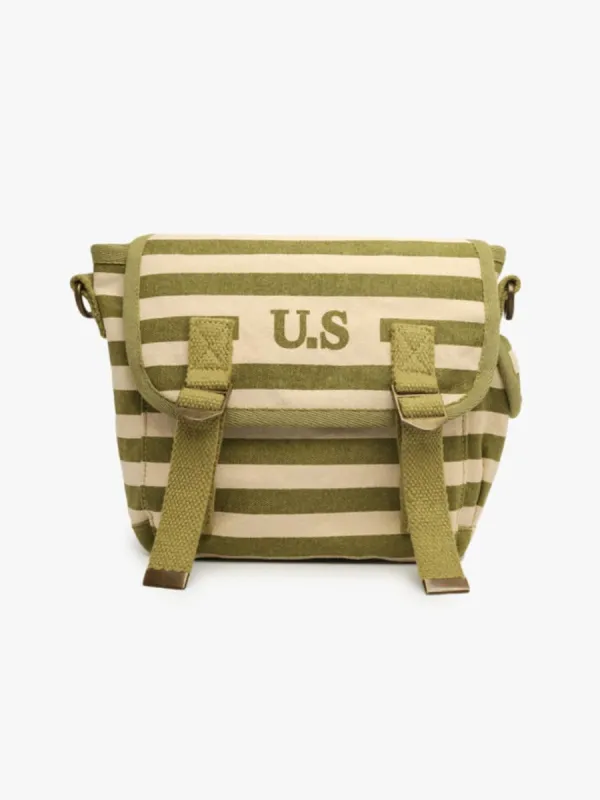 Produit Petit toile marinière olive Image