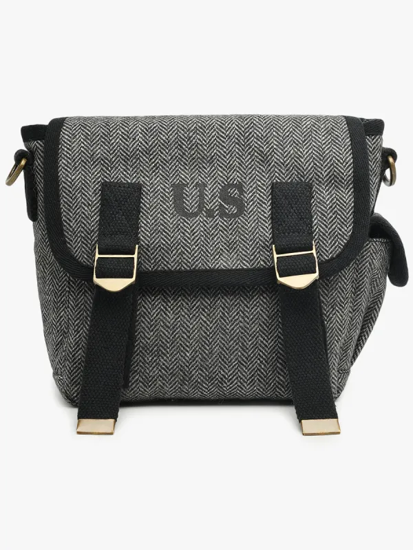 Produit Petit toile tweed noir Image